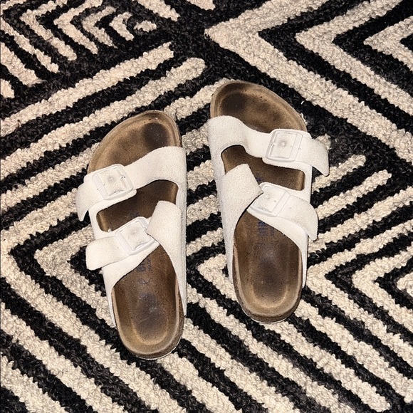 Birkenstock Cream Mules - Picture 2 of 5